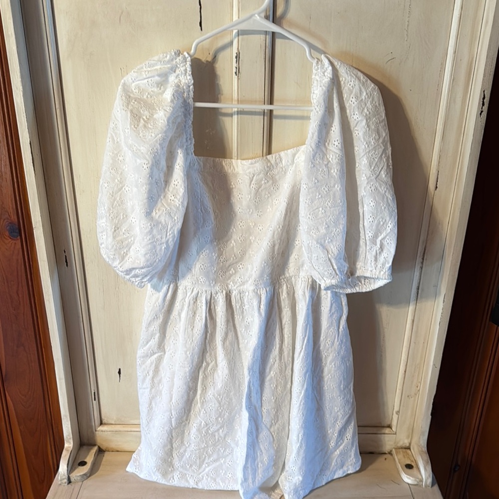 Elegant White Spring dress